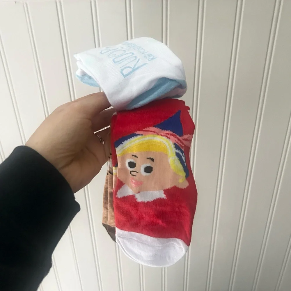 ⭐️ NEW Rudolph 3 Pack Christmas Kids Socks